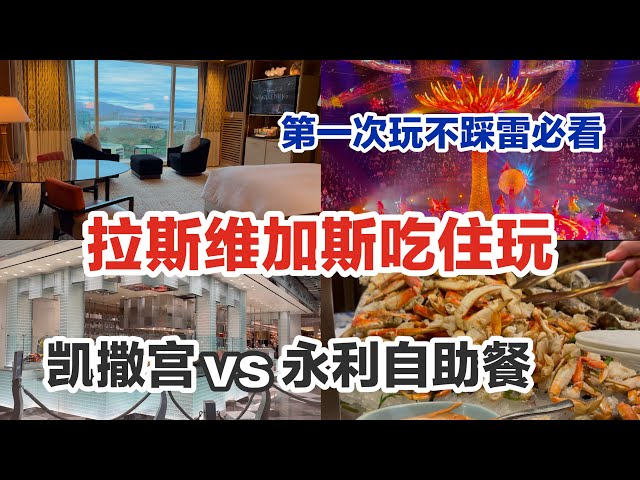 🇺🇸拉斯维加斯|最好自助餐|美食酒店景点 科技 看秀 |最著名两大自助餐AYCE大比拼|永利酒店入住经验 LasVegas