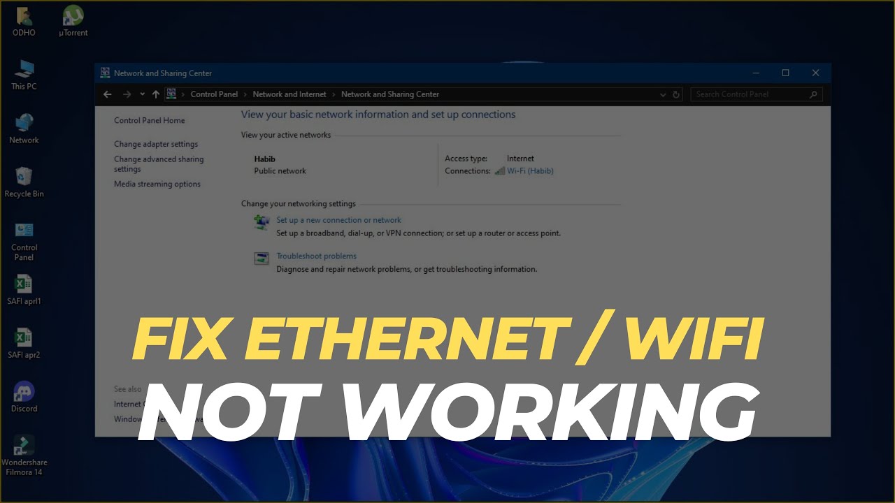 How To Fix WiFi & Ethernet Not Working in Windows 10/11 (Quick Guide)