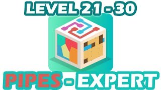 Puzzlerama | PIPES | Expert | Level 21 - 30 | Walkthrough screenshot 4