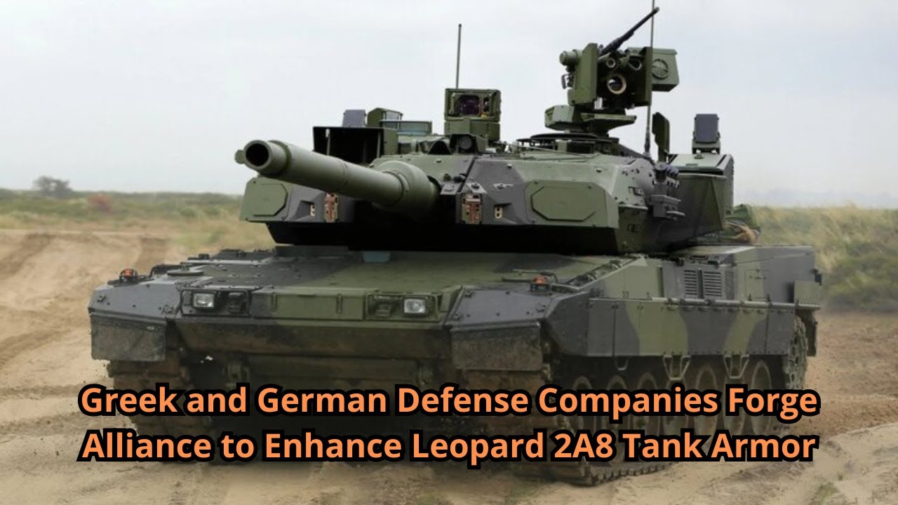 Greek and German Defense Companies Forge Alliance to Enhance Leopard 2A8 Tank Armor