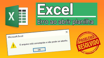 EXCEL ERRO! Arquivo Corrompido  Resolva Agora.