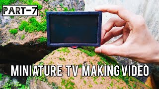 Miniature TV Making Video | Part -7 | KRISHNAN'S CREATIONS |