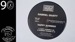 Gabriel Giusty ‎– Happy Summer 1996 - New Music International ‎– NMX 1630 - Progressive Mediterranea
