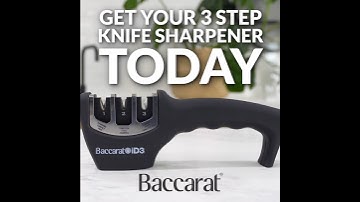 Baccarat 3 step knife sharpner