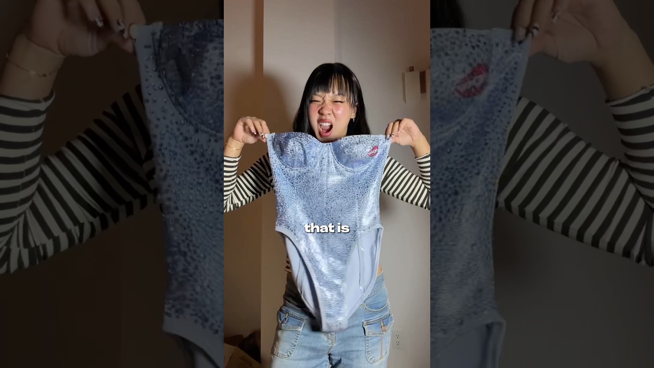 How to make THE Sabrina Carpenter rhinestone bodysuit.