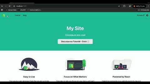 Getting Started with Docusaurus – My Documentation Setup Journey