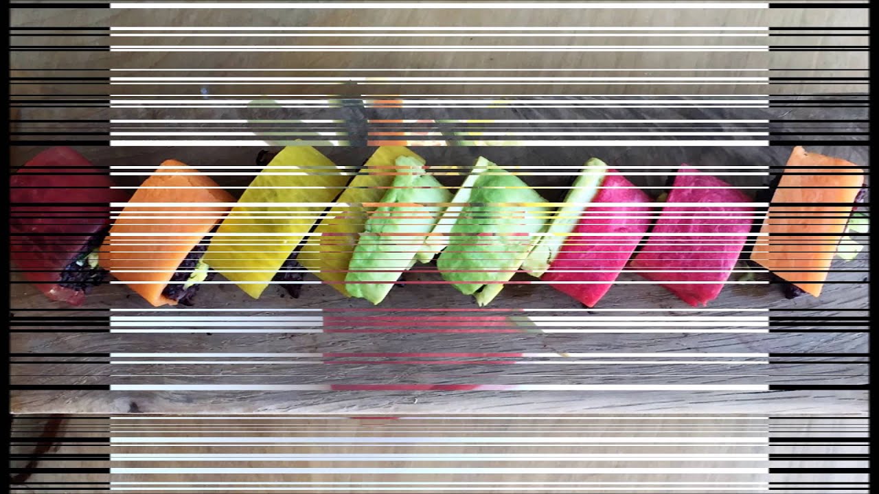 "A Slice of Rainbow" - the monthly special for March at Superfood Sushi