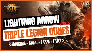 Poe 322 - Dia 8 E 9 - Lightning Arrow Vs T16 Triple Legion Build Farm E Mecânicas Tota