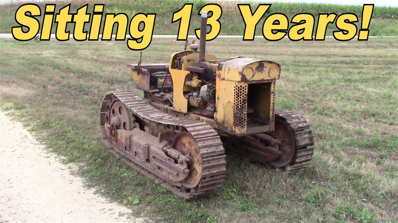 1960 Oliver OC46 Crawler Will It Run And Drive After Sitting In A