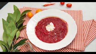 Суп-пюре со свёклой и картофелем | Ужин? Не проблема! Суп-пюре со свёклой и картофелем | Ужин? Не проблема!