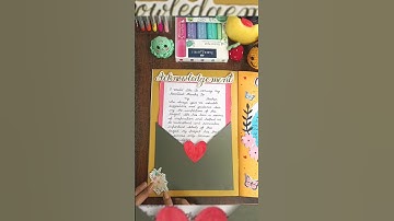 Acknowledgment Design for Projects🌷❤️#togetherwcreativeness #acknowledgement #borderdesign #shorts