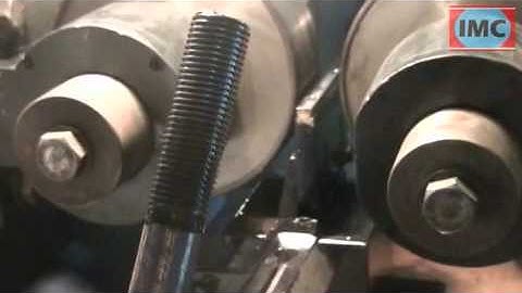 Bar thread rolling machine 2 roll type