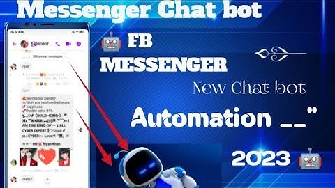 HOW TO MAKE FACEBOOK MESSENGER CHAT BOT🤖 IN MOBILE2023🌹||•❤HOW TO INSTALL MSNGR CHAT BOT🤞||❤