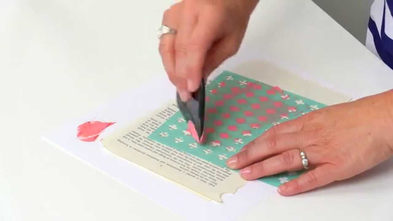 How To Use A Stencil HOW TO USE TEXTURE PASTE & STENCILS - YouTube