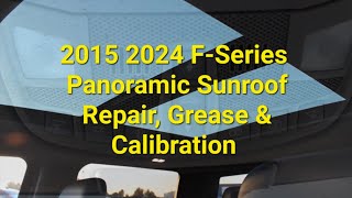Fix Your Panoramic Sunroof Yourself & Save Thousands Of $$$$$$$$ 2015 - 2024 Ford F150 F250 F350