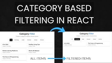 React & Next.js Category-Based Filtering Tutorial | Modern UI, Animations, & Easy Steps #filtering
