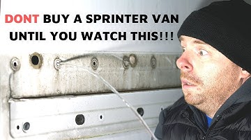 A job you MUST do! - Sprinter And Crafter Side Trim Sealing