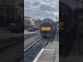 37518 thrashes into kiddiminster at the SVR #class37 #steamtrain #railway #train