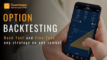 #Options Backtesting: Back Test and Fine Tune  any strategy on any symbol