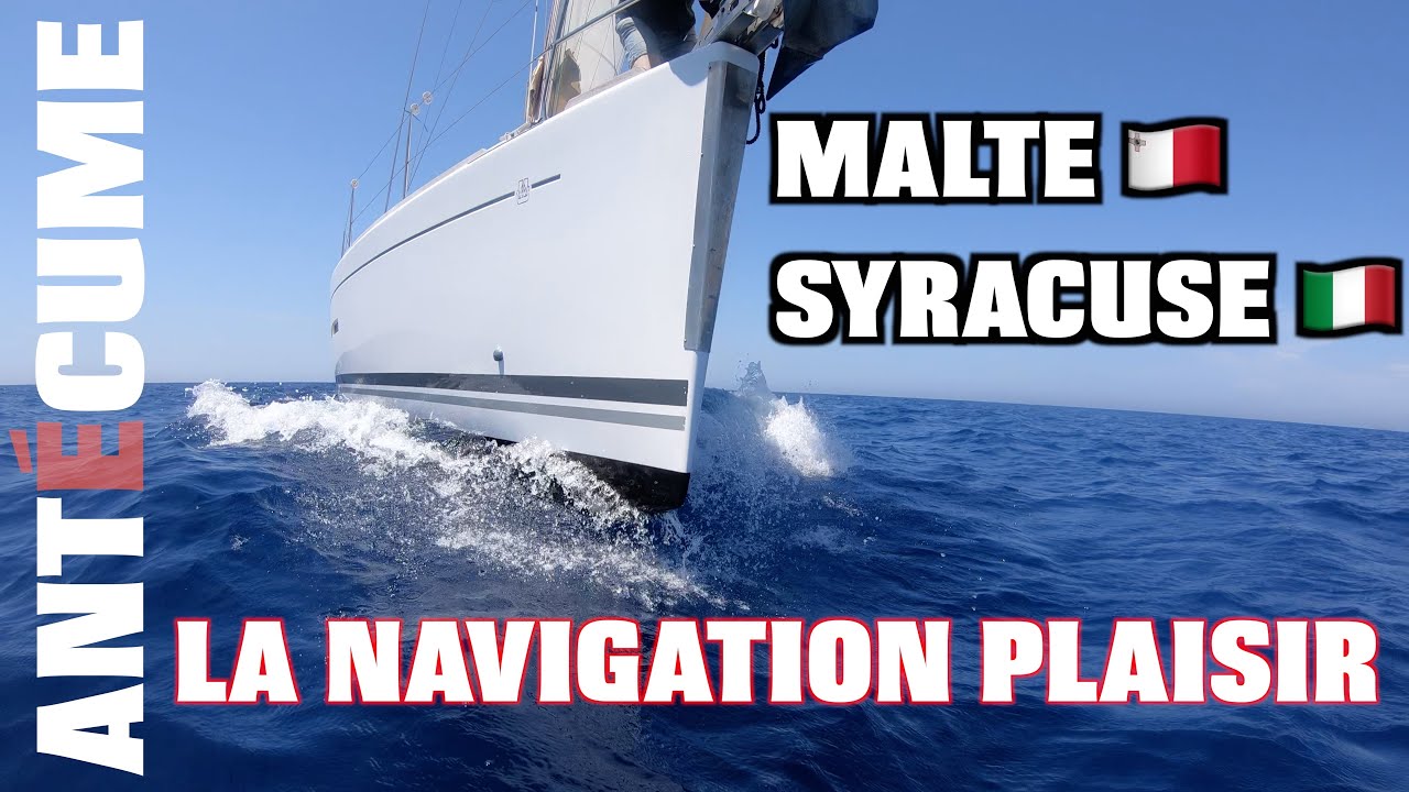 ⁣⛵️ À la voile de Malte🇲🇹 à  Scyracuse 🇮🇹