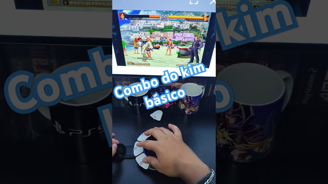 Kim combo básico no controle access kof2002 