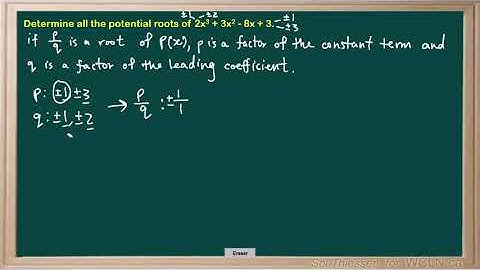 WCLN - 3.5 Factor Theorem - P3E1