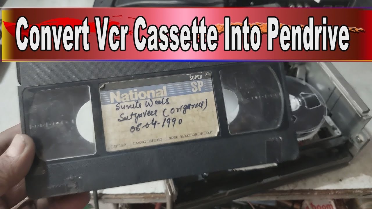 how to convert vcr cassette into pendrive YouTube