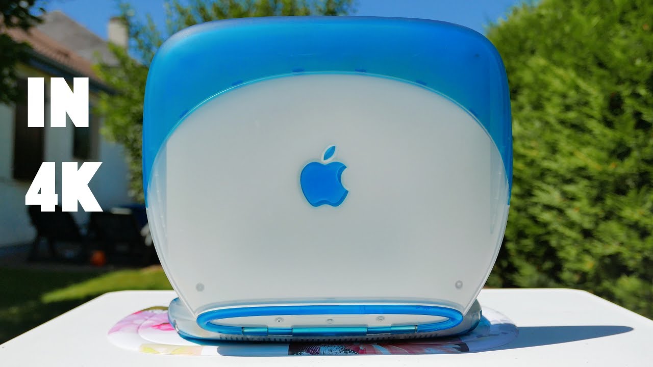 The iBook Clamshell BlueBerry Edition / iBook Palourde Bleu in 4K - 2017