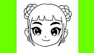 Kolay Zoey Resmi Nasıl Çizilir, Kpop Demon Hunters, Adım Adım Öğretici Kolay Çizimler