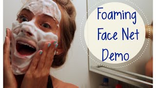 Japanese Foaming Face Net: Demo