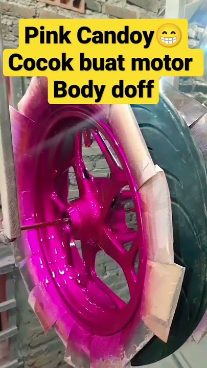 Recomendasi Cat Velg Warna Pink Candy‼️Cocok Banget Buat Yang Bodynya Doff📌