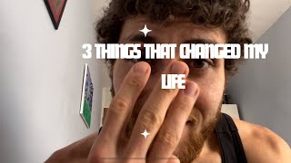 THREE THINGS THAT SAVED ME FROM A LIFE OF ADDICTION