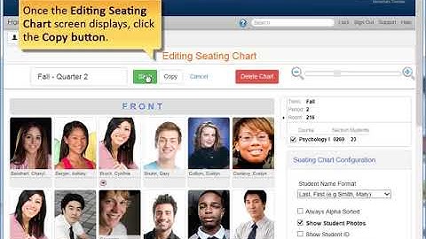 Copy Seating Chart
