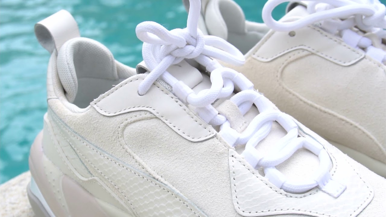 puma thunder desert on feet