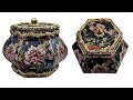Beautiful Jewelry box from simple materials/Decoupage on cardboard