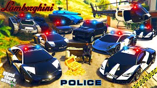 Franklin Steal Lamborghini Police Cars!