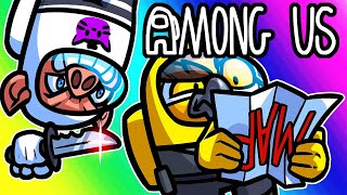 Among Us Funny Moments - Upside Down Map!