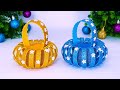 Cute DIY Basket Ideas for Christmas Gifts🎁DIY Christmas Craft 2023🎅Manualidad Navideña