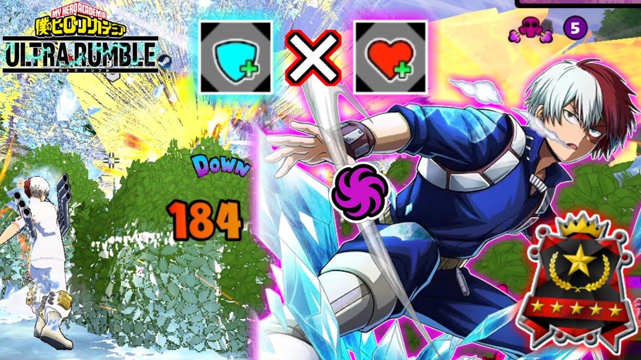 Technical Shoto Ace Ranked Match In My Hero Ultra Rumble