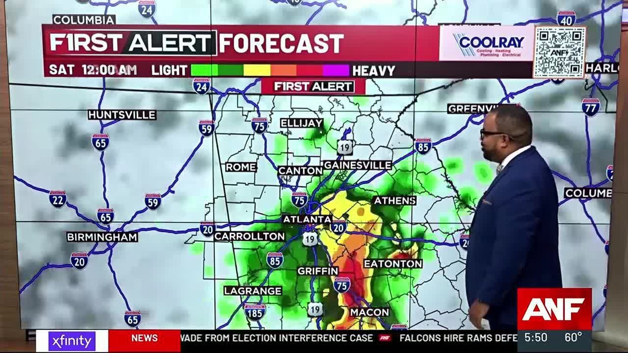 Mostly cloudy, warm today; FIRST ALERT for rain Saturday - YouTube