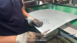 600*600MM Оборудование для производства фасадных кассет | Full Auto Metal Ceiling Panel Machine