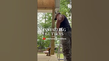 INSTALLING GUTTERS #installing  #gutter #gutters #gutterinstallation #guttercleaning #gutterrepair