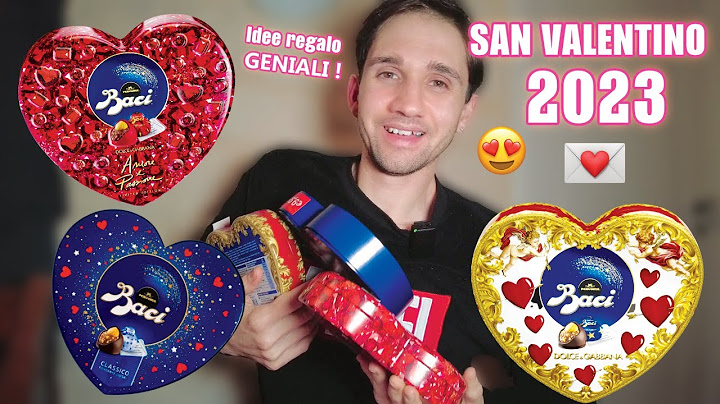 Apro tutte le confezioni di baci perugina San Valentino 2023 che ho trovato