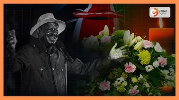 Body of the Raila Odinga was airlifted in a military aircraft to Kisumu and Bondo