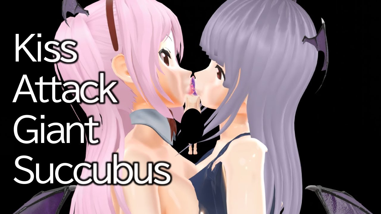 【巨大娘】６月のゲーム配布！　キス責め巨大サキュバス集団【giantess】