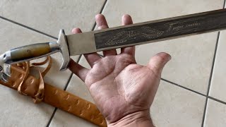 Rare Mexican machete build in 1960 🤯