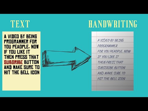 Text to Handwriting with python|| GUI|| tkinter|| pywhatkit