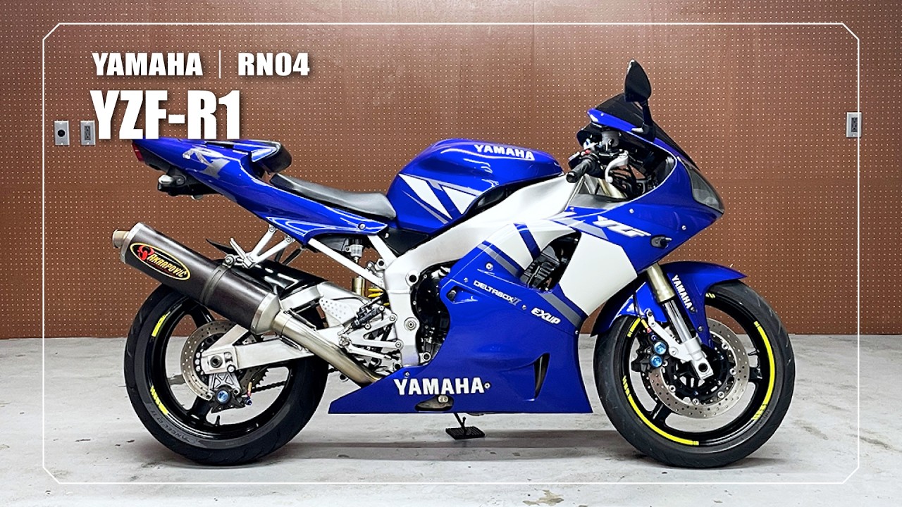 YAMAHA】YZF-R1｜RN04｜AKRAPOVIC製スリップオンマフラー・NISSIN製