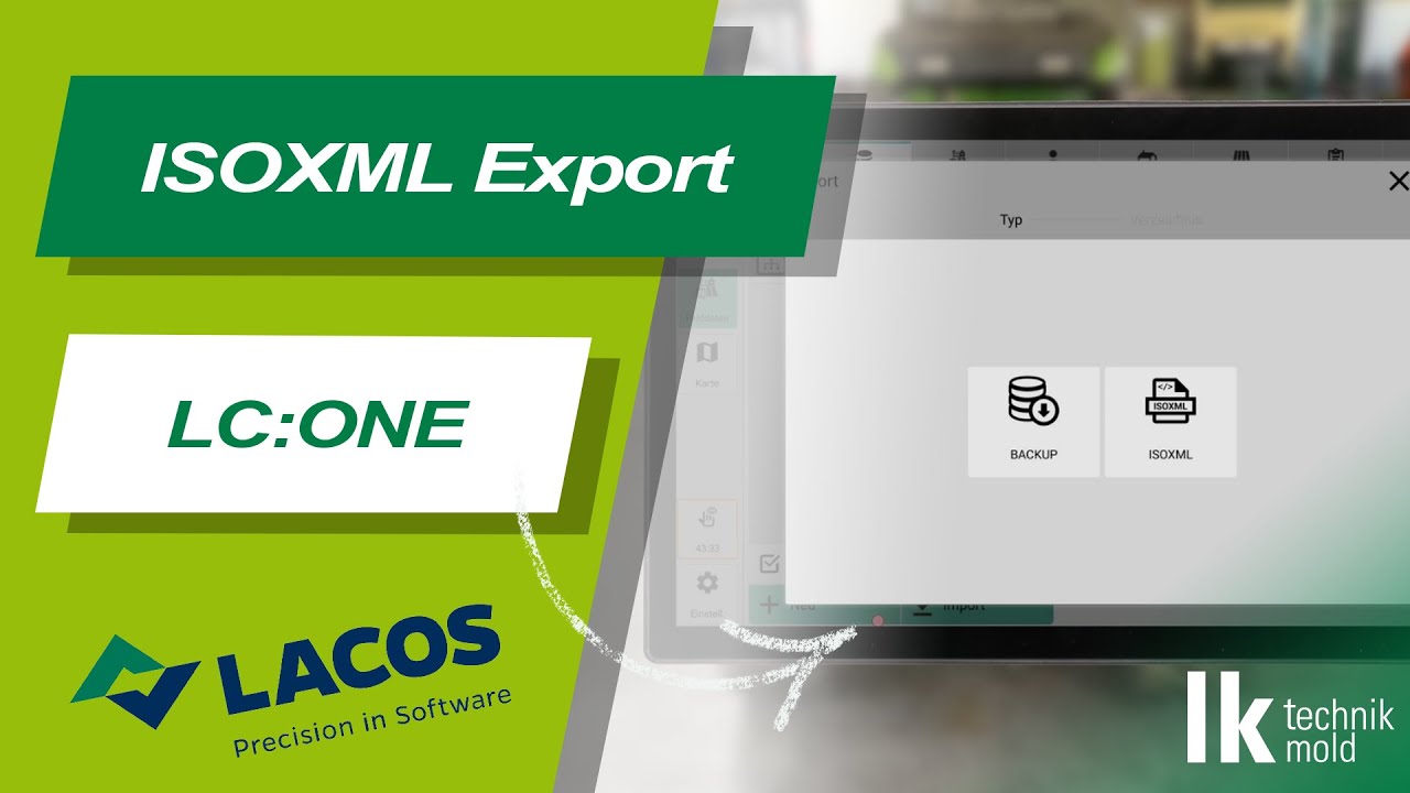 LACOS | ISOXML Export