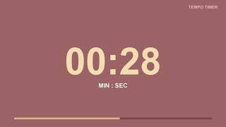 1 Minute Timer with Beep | Study, Work &amp; Focus Countdown